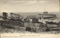 VINTAGE POSTCARD Andelys Strong Castle taken in the East