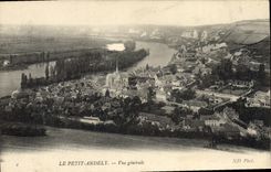 VINTAGE POSTCARD Small Andely View