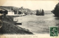 VINTAGE POSTCARD Andelys Seen on the Strong Castle