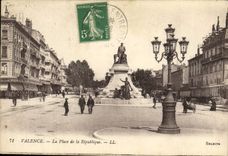 Valencia de la POSTAL de la VENDIMIA el lugar de la república