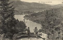 VINTAGE POSTCARD Basin of Doubs