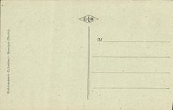 VINTAGE POSTCARD Swiss Francio Border Jump of Doubs