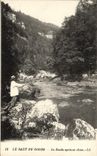 CPA Le Saut du Doubs Le Doubs apres sa chute