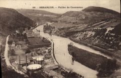 VINTAGE POSTCARD Besancon Valley of Casamene