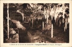 CPA Entree de la Grotte du Grand Roc a Laugerie Basse Les Eyzies