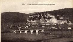 CPA Les Eyzies Vue generale