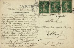 VINTAGE POSTCARD Périgueux Prefecture