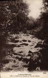 VINTAGE POSTCARD Hollow Picturesque the Valley of Rozeille to the Bridge of the Goats Goat