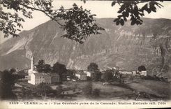 CPA Clans Vue Generale Station Estivale