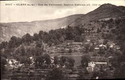 CPA Clans Vue du Vallonnet Station Estivale