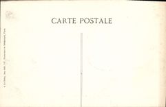 VINTAGE POSTCARD Dimension Of Villefranche Azure on sea Seen on the Port and Crete of Serres