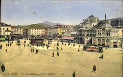 CPA Nice Place Massena et le Casino