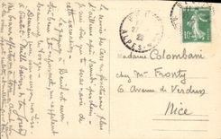 VINTAGE POSTCARD Haule Valley of the VAr Beuil and the Monnier Mount