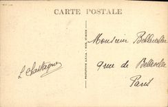 Bulevar graso de Fragonard de la POSTAL de la VENDIMIA