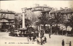 CPA Antibes La Place Nationale
