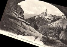 VINTAGE POSTCARD Tales Surroundings of Nice excursions in the Tram Bridge of Riou