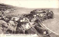 CPA Monaco Vue Generale de la Principaute