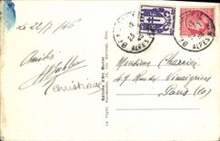 VINTAGE POSTCARD Monaco the palsis it assembled and the Head of Dog