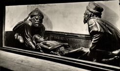 CPM Eglise De Puget Theniers Boiseries du 18eme representant la mise au tombeau de NS