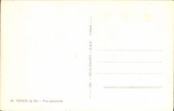 General de Vence Vur de la POSTAL de la VENDIMIA