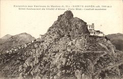 CPA Excursion aux Environs de Menton Sainte Agnes Hotel restaurant du Righi 