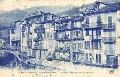 CPA Sospel Vieilles Maisons sur la Bevera