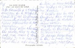 MODERN CARD the Dimension Of Azure the Jump Of the Wolf