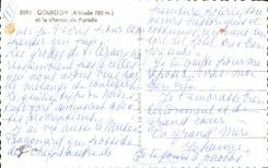 MODERN CARD Gourdon and the way of the Paradise