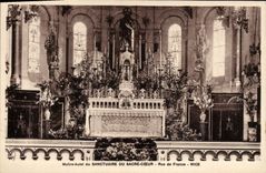 CPA Maitre Autel du Sanctuaire du Sacre Coeur Rue de France Nice