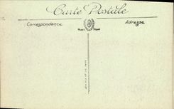 VINTAGE POSTCARD Antibes the Mace Place and Avenue of King Albert 1st