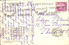 CPA Villefranche sur Mer La rue des voutes