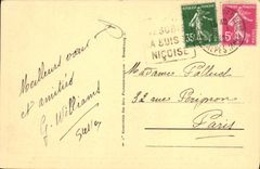 VINTAGE POSTCARD St Martin Vesubie Christ carves by a shepherd of the country