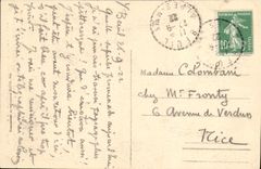 VINTAGE POSTCARD Road of Beuil Falls of Cians Picturesque and single in the Large Alps