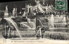 CPA Parc De Saint Cloud Les Grandes Eaux vue generale