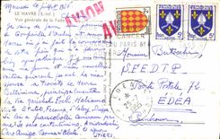 MODERN CARD Le Havre View of the Roads