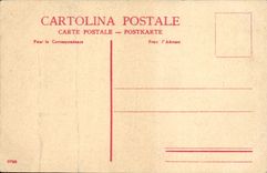 Palazzo cortile ducal del nel LED de Giganti del dei de Venezia Seala de la POSTAL de la VENDIMIA