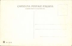 VINTAGE POSTCARD Lago Maggiore Pallanza Interno della Chiesa Madonna di Compagna