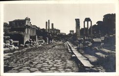 Romano de Roma Foro de la POSTAL de la VENDIMIA vía coronado