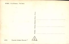 Romano de Roma Foro de la POSTAL de la VENDIMIA vía coronado