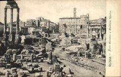 CPA Roma Foro Romano E Basilica Giulia