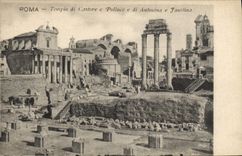 POSTAL Roma Tempio Di Castore E Polluce E Di Antonina E Faustina de la VENDIMIA