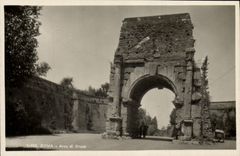 POSTAL Roma Arco Di Druso de la VENDIMIA