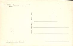 CPA Roma Campagna Romana E Monti Albani