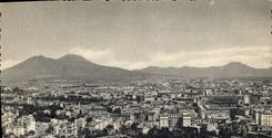 VINTAGE POSTCARD Napoli Vesuvio E Assembles Faito