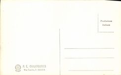 POSTAL Roma Museo Vaticano Augusto César Julio Cesar de la VENDIMIA