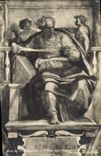 CPA Roma Michelangiolo Il Profeta Joel Cappella Sistina