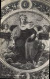 POSTAL Roma Raffello Teologia Stanze de la VENDIMIA