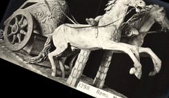 POSTAL Roma Museo Vaticano Biga de la VENDIMIA