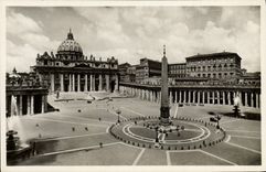 POSTAL Citta Del Vaticano Plazza E Basilica Di S Pedro de la VENDIMIA
