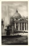 La POSTAL Roma Basilica Di S Pedro de la VENDIMIA tiene Fontana